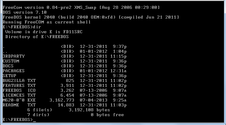 Freedos Bios Update Iso